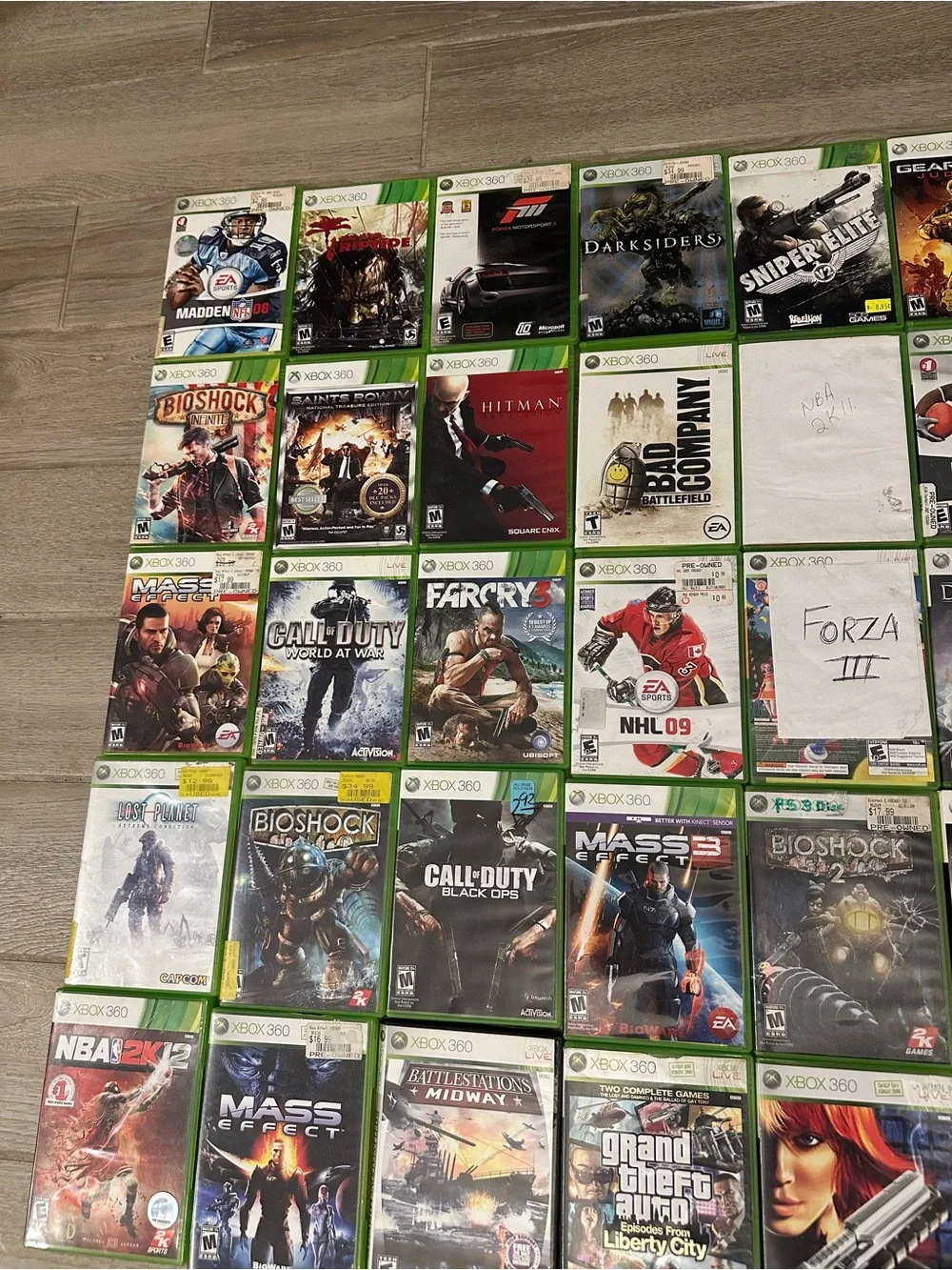 VTG Xbox 360 Video Games Lot (46) (GTA, Assassin’s Creed, COD, Halo, Forza etc.)